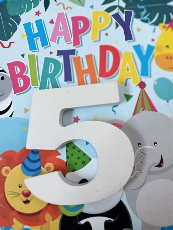 BC344 - CIFRA 5 dim. 9.5cm - imagine 3