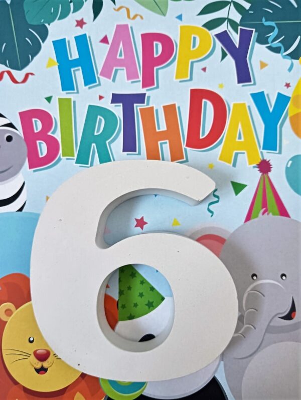 BC345- CIFRA 6 dim. 9.5cm - imagine 3
