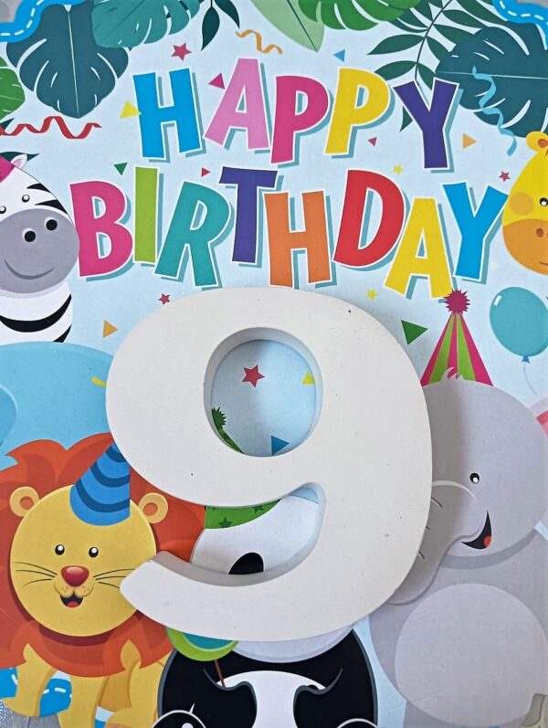 BC348 - CIFRA 9 dim. 9.5cm - imagine 3