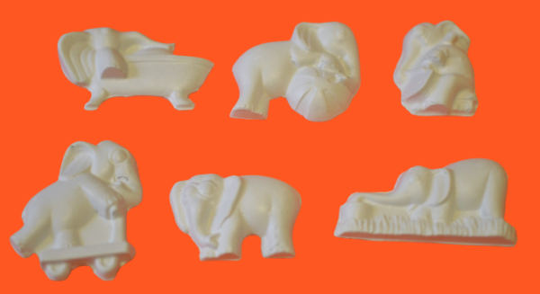 BC297 - SET 6 ELEFANTI