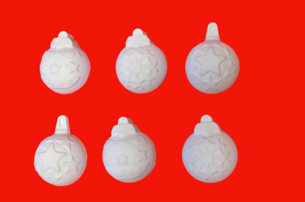BC305 - SET 6 GLOBURI MARI 7,5CM - imagine 5