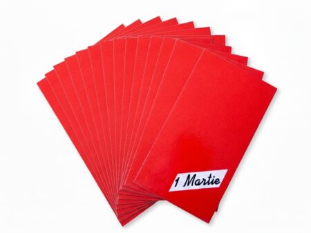 BC836 - CARTON MARTISOR ROSU REGAL 8,5X4,5CM