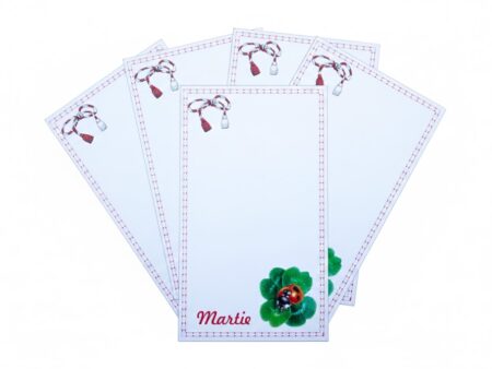 BC844- CARTON MARTISOR TRIFOI 9x5,5cm