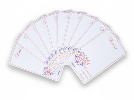 BC841- CARTON MARTISOR CU FLUTURASI 9x5,5cm